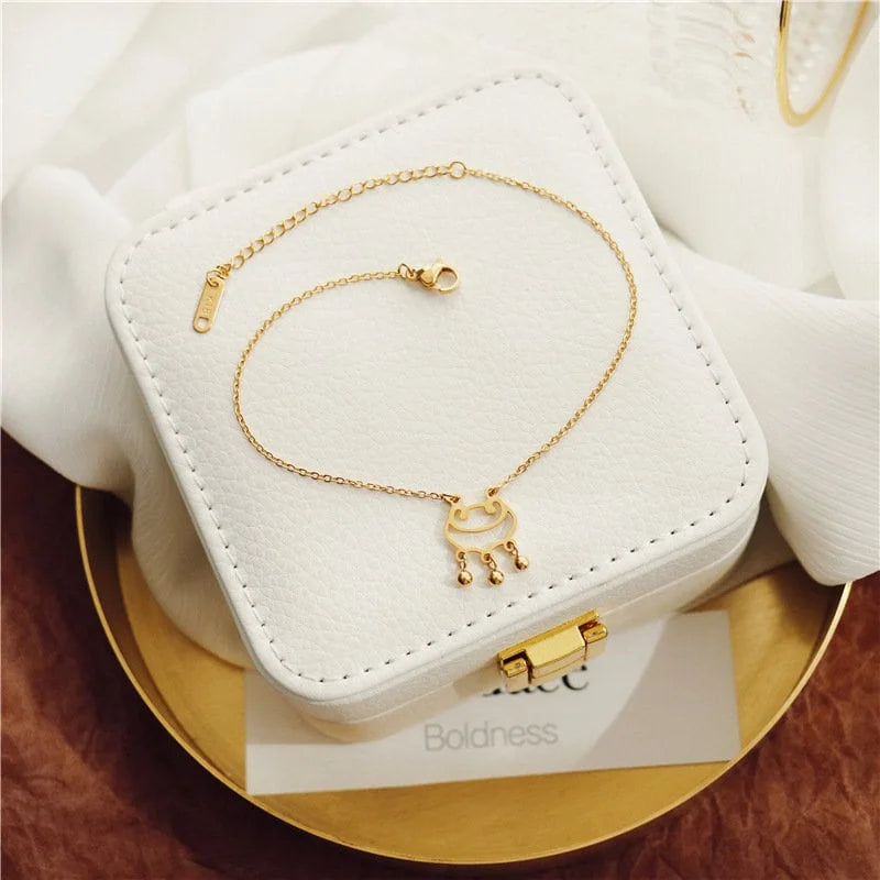 Cute Frog Y2K Anklet Bracelet Chain - Trendy Adjustable Ankle Jewelry for Women & Girls | Perfect for Summer, Beach, and Festival Outfits