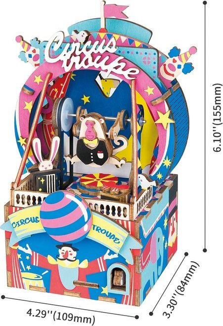 DIY Music Box Kit for Kids & Adults - Build Your Own Musical Treasure Box - Perfect for Birthday Gifts, Home Decor, and Amusement Park Souvenirs