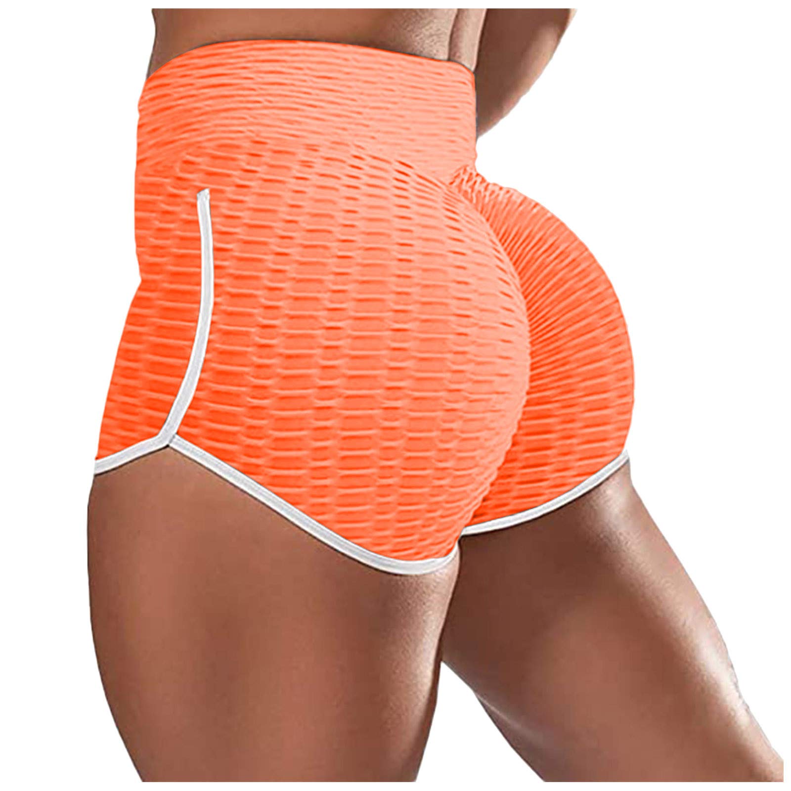 Women's High Waist Yoga Shorts - Booty Lifting Workout Shorts for Summer & Gym
