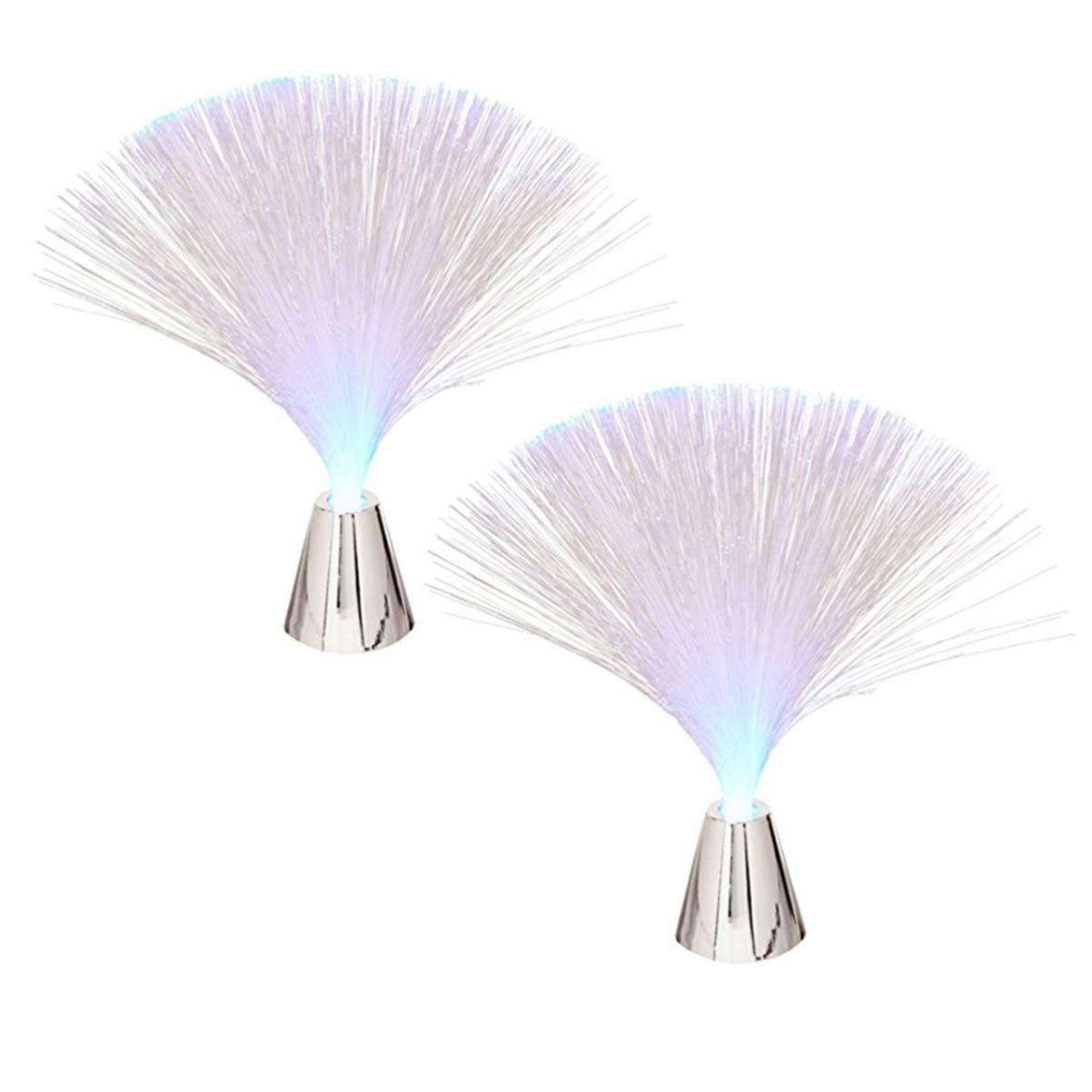 Battery-Operated LED Fiber Optic Lights - Color Changing Decorative Garden Lights for Wedding, Christmas, Party & Holiday Home Decor | Outdoor & Indoor Use
