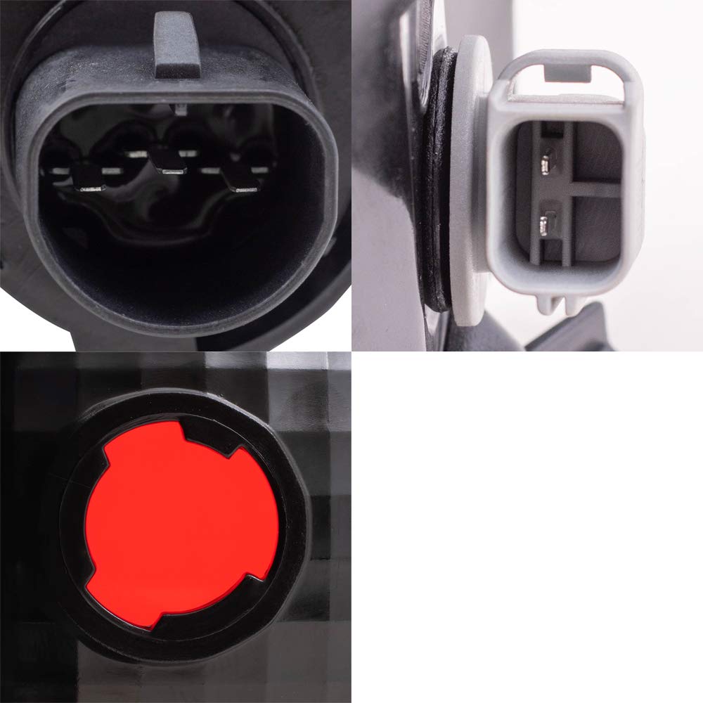 Brock Replacement 6-Piece Headlight, Taillight & Parking Signal Light Kit for 2006-2011 Ford Ranger Pickup Truck - Perfect for Night Driving & Off-Road Adventures
