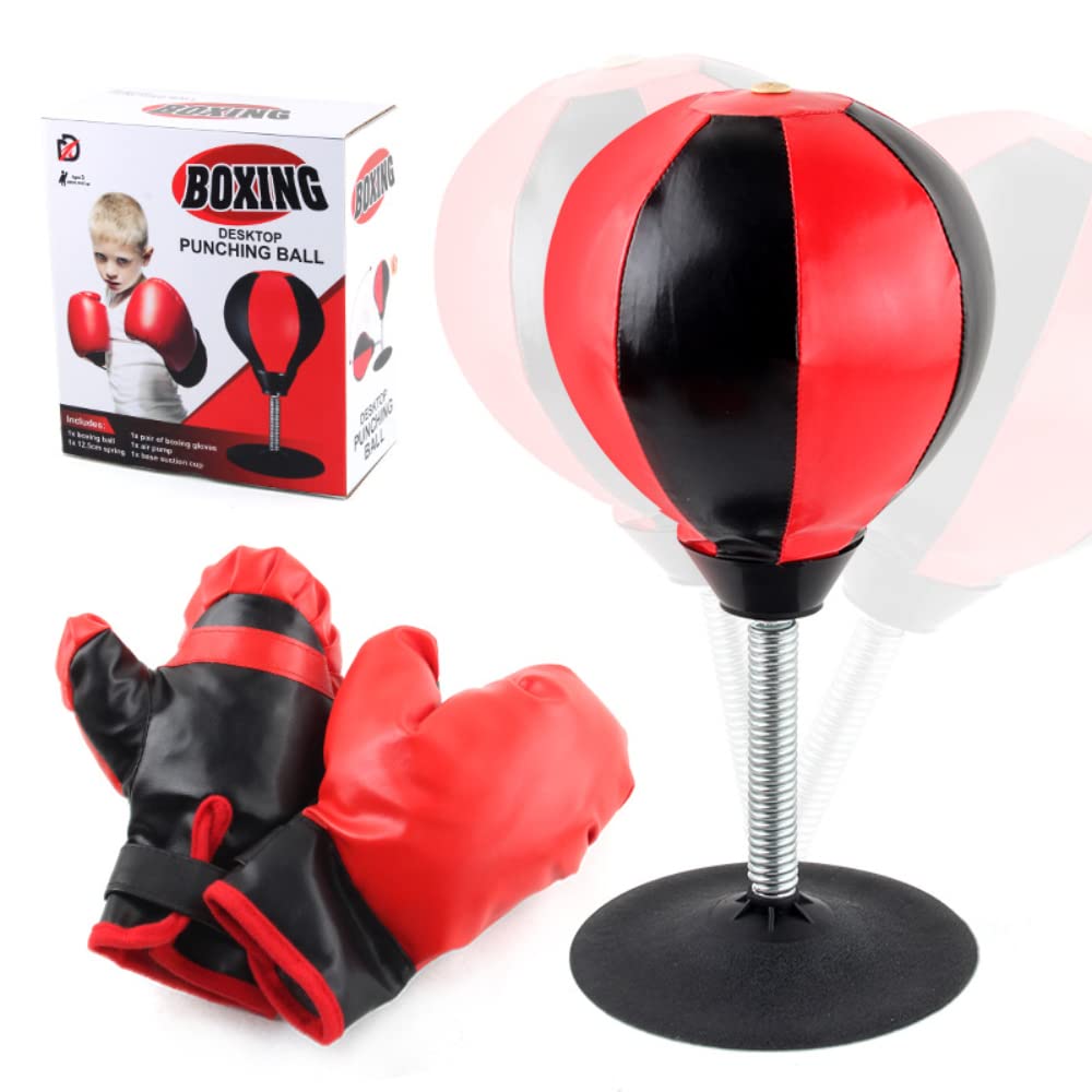 Anti-Anxiety Boxing & Batting Toys for Kids - Stress Relief Tabletop Game for Children's Anxiety Management - Perfect for Home, Classroom & Therapy Use