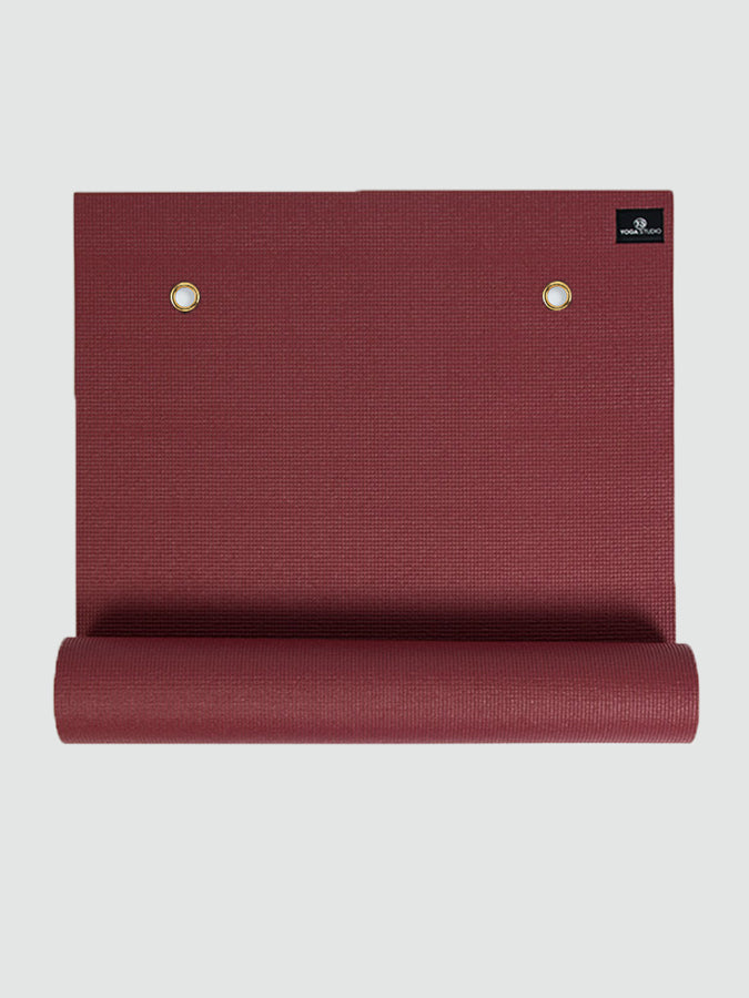 Premium 6mm Thick Non-Slip Yoga Mat with Eyelets - Ideal for Hot Yoga, Pilates & Home Workouts - Perfect for Studios & Beginners