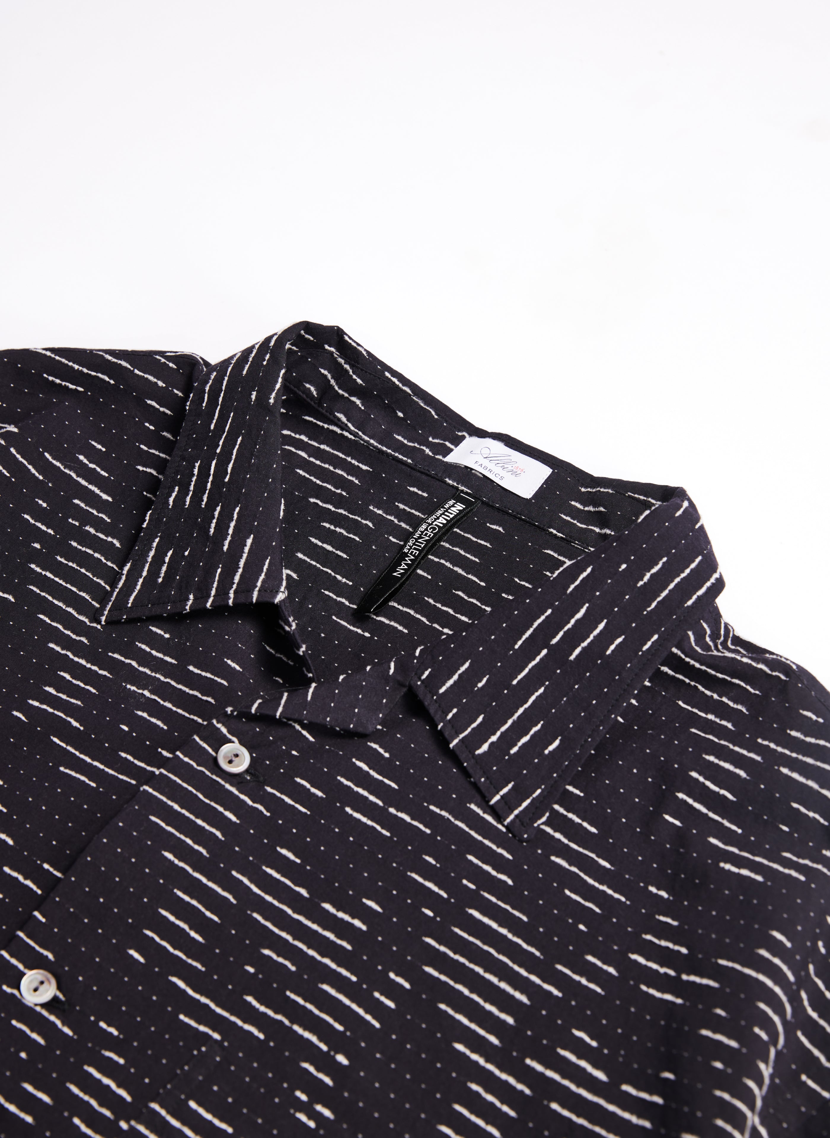 Premium Albini Cotton Jacquard Short Sleeve Open Collar Shirt for Men - Breathable Summer Casual Wear for Office & Outdoor Activities