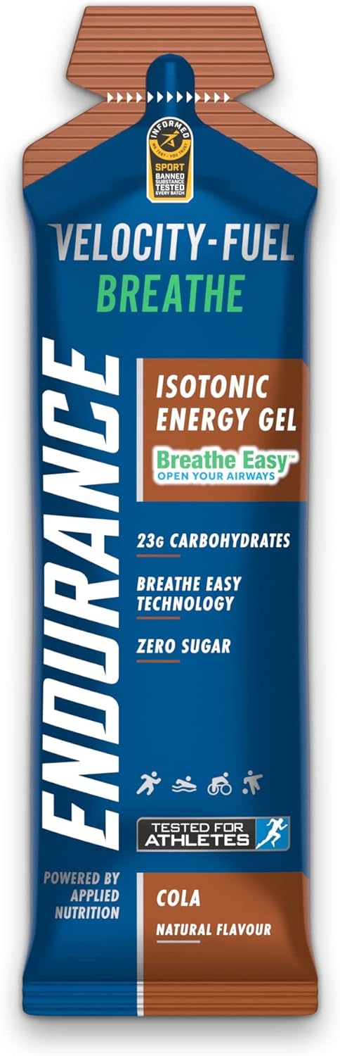 Applied Nutrition Endurance Energy Isotonic Energy Gel - Cola Flavor (20 Pack x 60g) | Fast-Acting Sports Fuel for Running, Cycling & Workouts