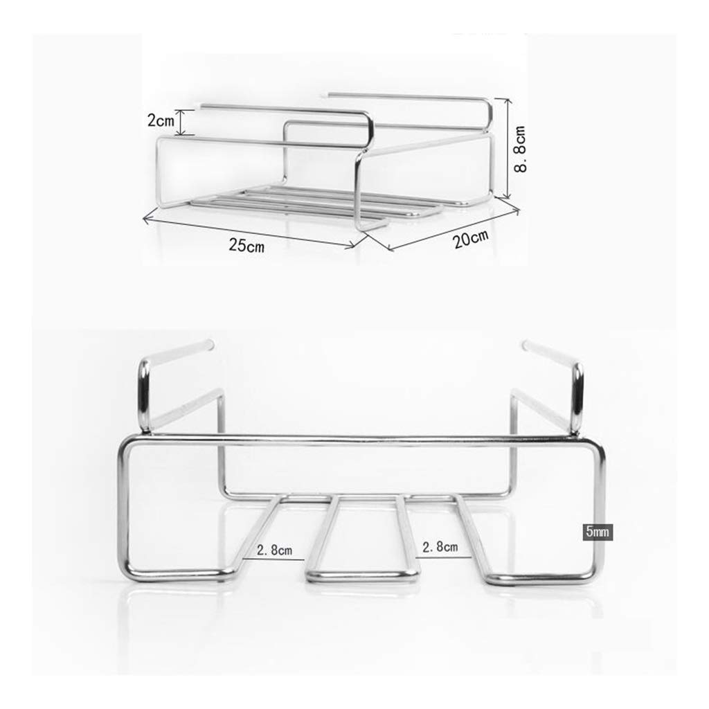 Stainless Steel Wine Glass Holder - No Nail Hanging Rack for Upside Down Wine Glasses, 304 High Foot Cup Organizer - Perfect for Kitchen, Bar & Dining Room Storage