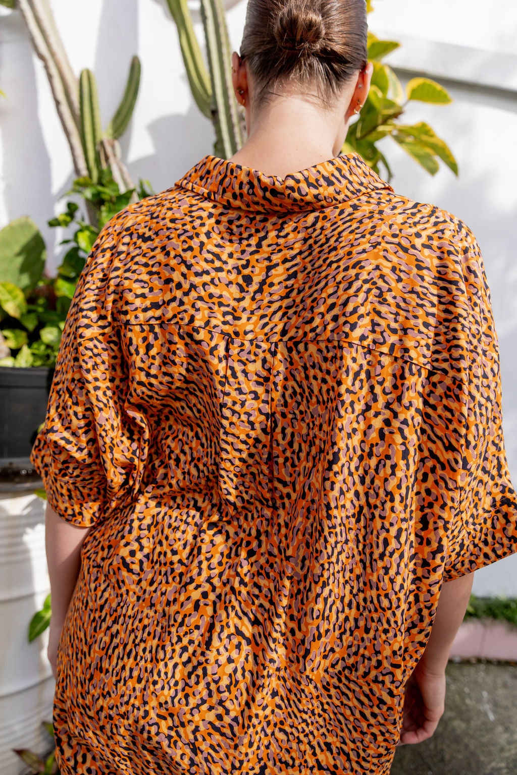 Tammin Shirt in Wild Things Print - Stylish Women's Floral Blouse for Casual Outings & Date Nights