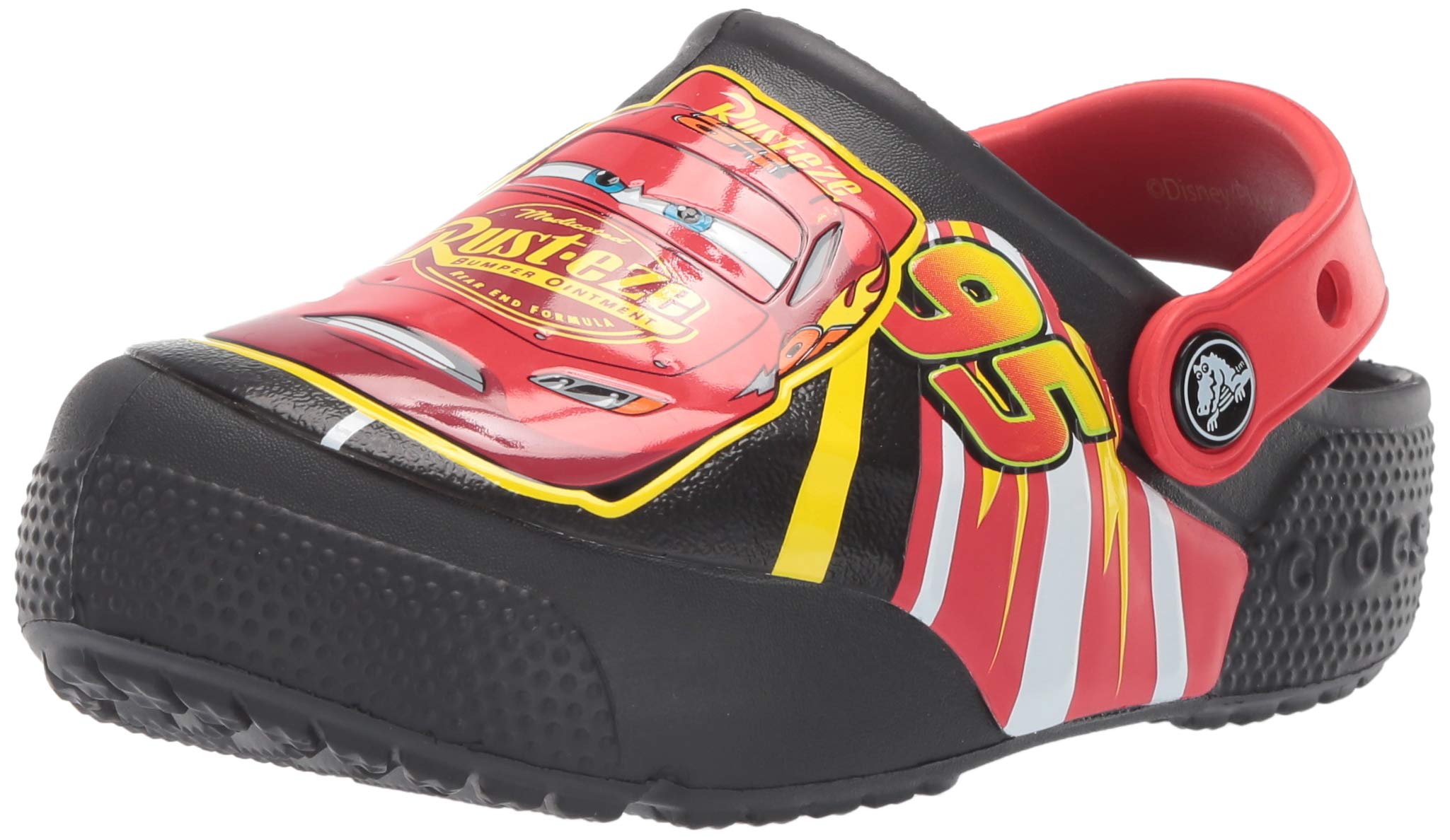 Crocs Women's Lightning McQueen Light-Up Clogs | Disney Pixar Cars Inspired | Comfortable Slip-On Shoes for Women & Girls | Perfect for Cosplay, Costume Parties & Everyday Wear