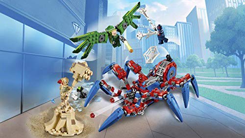 LEGO Marvel Spider-Man: Spider-Man's Spider Crawler 76114 Building Kit (418 Pieces) - Superhero Toy for Kids & Collectors - Creative Play, Birthday Gift & Home Decoration