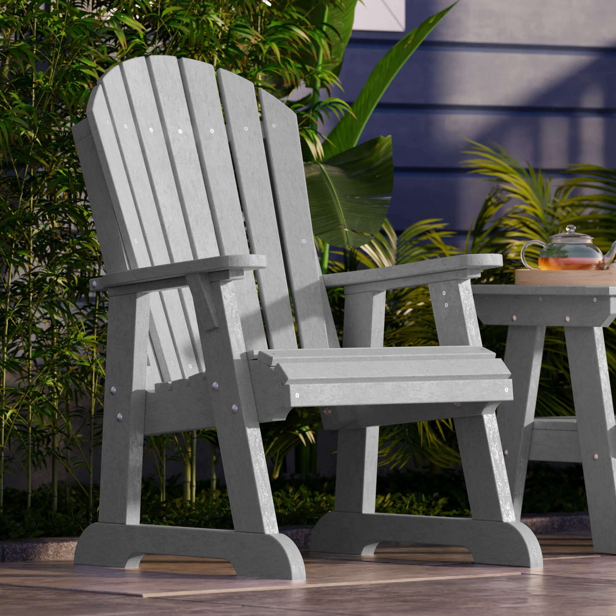 Heritage High Fan Back Chair - Classic Wooden Dining Chair with Upholstered Seat - Perfect for Farmhouse, Rustic & Traditional Dining Rooms
