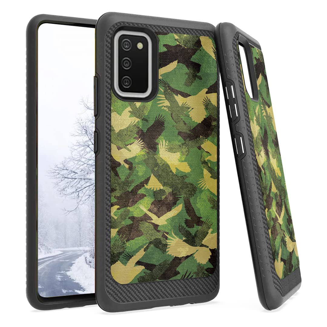 Heavy Duty Galaxy A02s Phone Case - Carbon Edge Hybrid Cover for Samsung SM-A025F | Durable Protection for Daily Use
