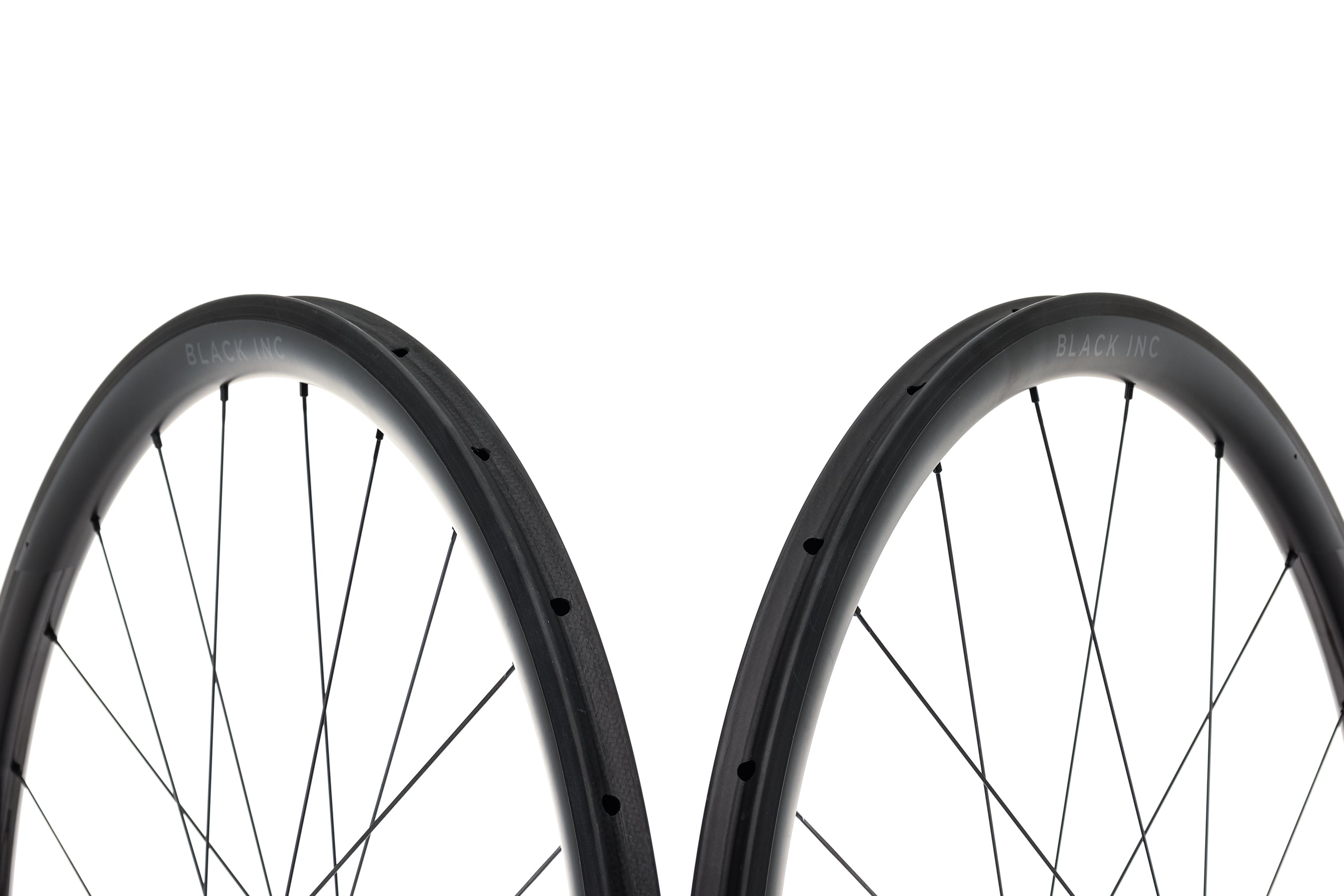 Black Inc Thirty Carbon Tubular 700c Wheelset - Lightweight Road Bike Wheels for Racing & Performance Cycling | Perfect for Competitive Cyclists & Triathletes