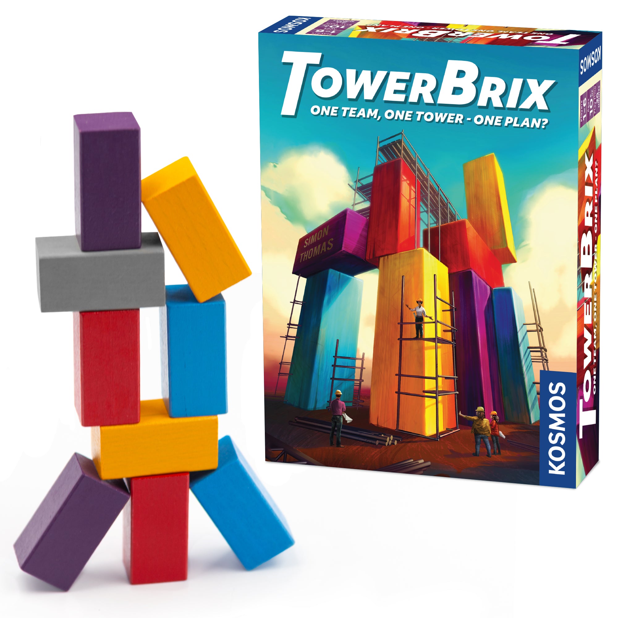 TowerBrix Building Blocks Set - Creative STEM Toys for Kids, Educational Construction Blocks for Boys & Girls - Perfect for Classroom, Birthday Gifts & Family Bonding Activities