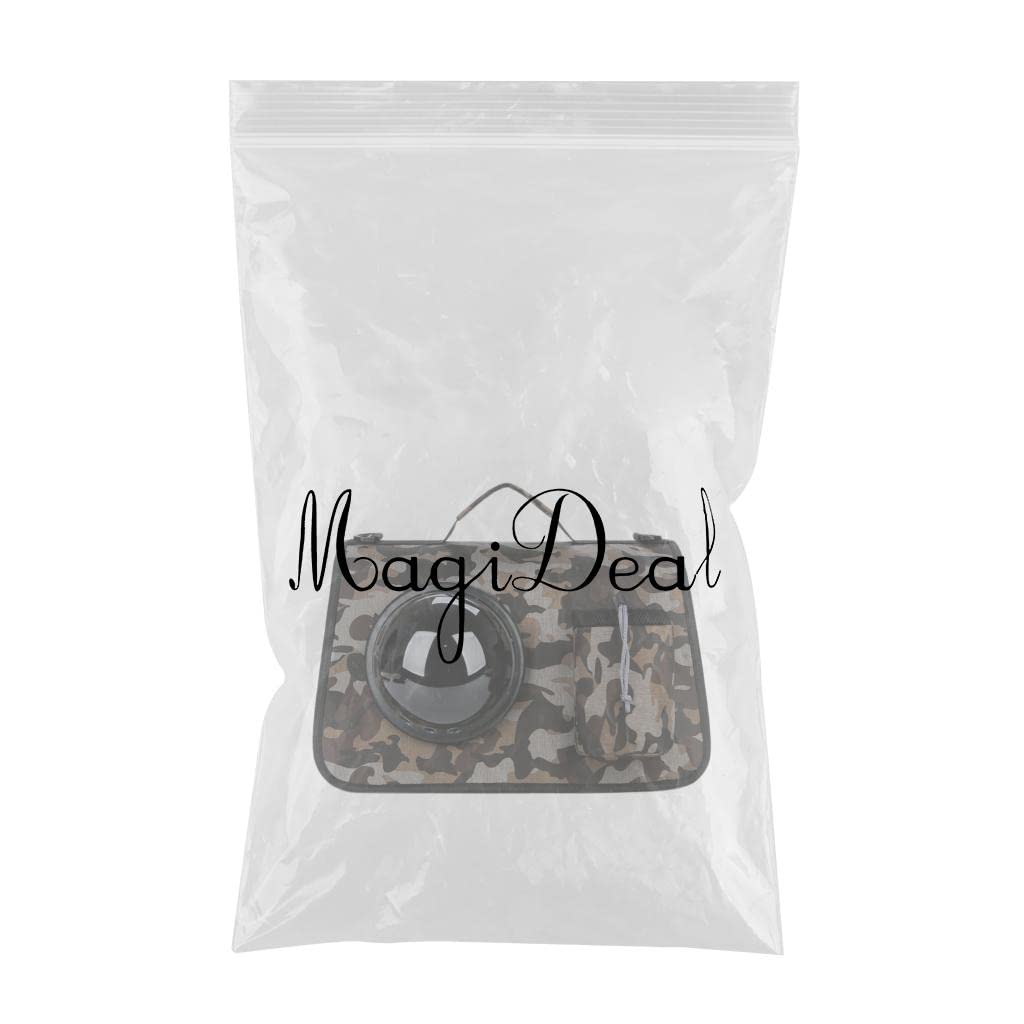 Enakshi 3D Camouflage Pet Carrier Bag for Dogs & Cats - Portable Travel Tote for Outdoor Cycling, Hiking & Adventures | Durable Pet Supplies & Accessories