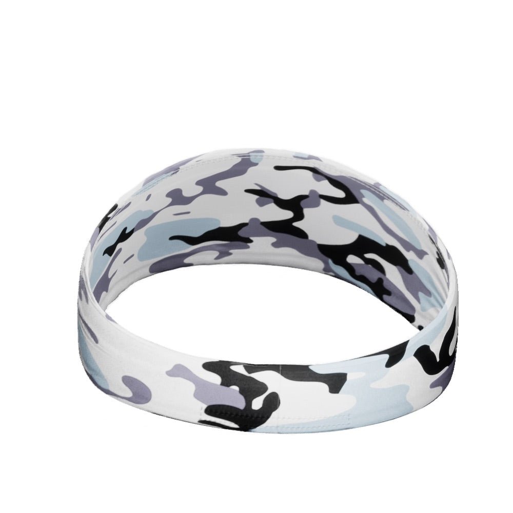 Snow Camo Headband - Warm Winter Ear Warmer for Men & Women - Perfect for Skiing, Snowboarding & Outdoor Activities