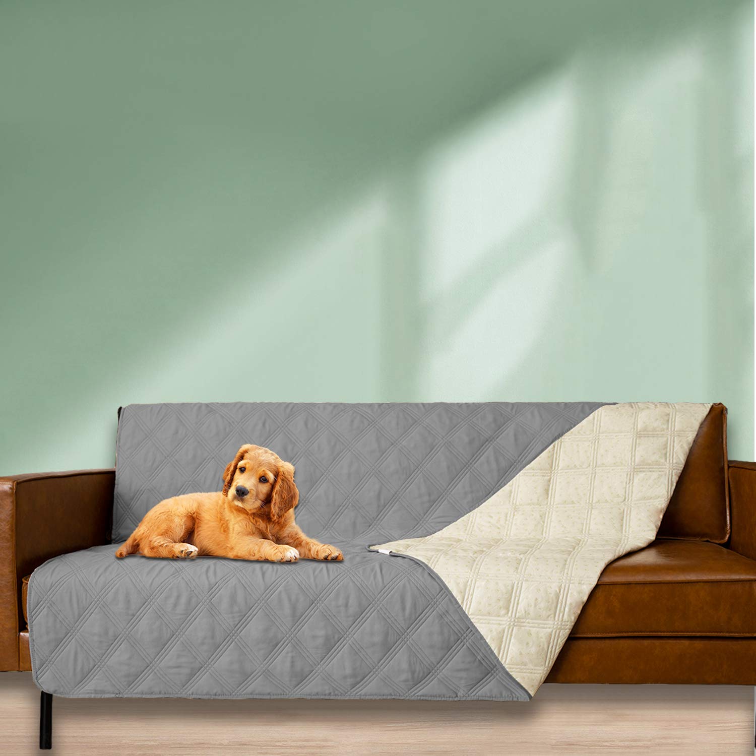 Ameritex Waterproof Dog Bed Cover - Non-Slip Pet Blanket Protector for Furniture, Couch & Sofa - Perfect for Indoor Use, Travel & Car Rides