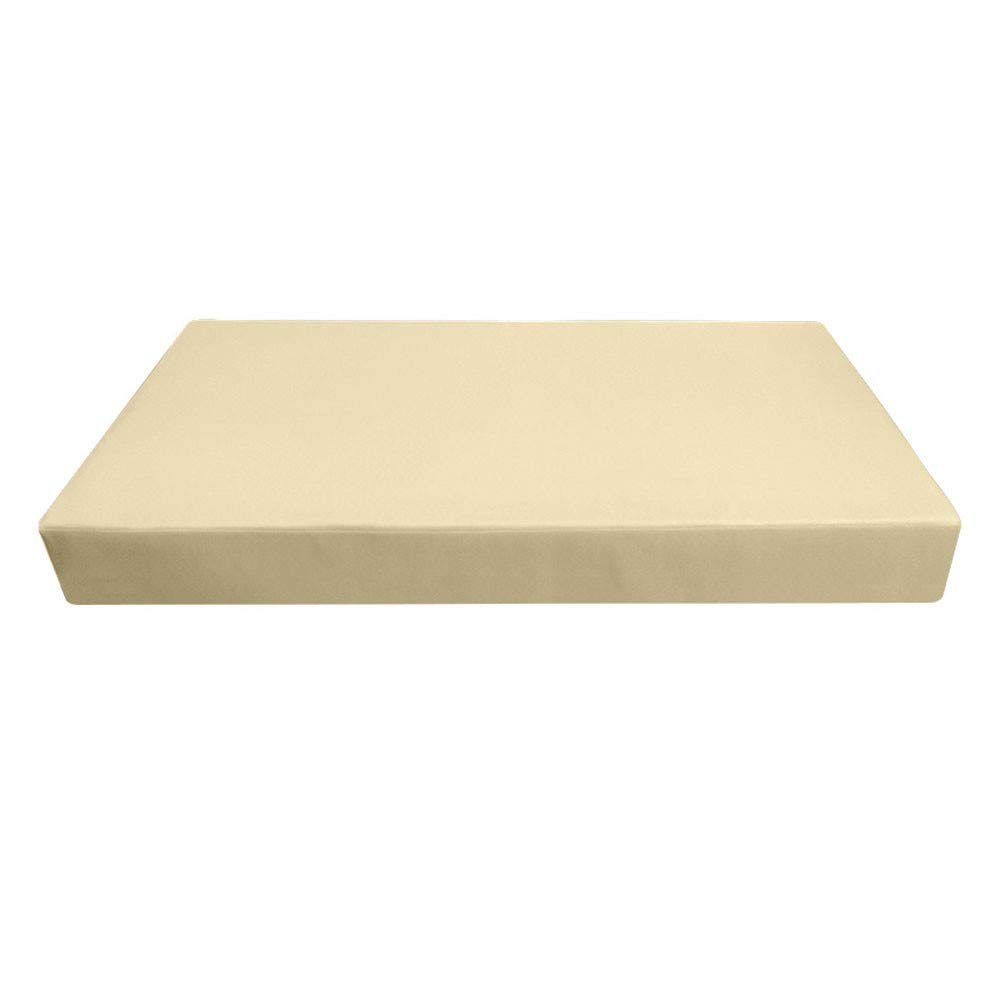 Prolinemax Outdoor Style 1 Full Knife Edge Daybed Mattress Cover - Fitted Sheet & Bolster Pillow Set AD103 | Patio Lounging, Poolside Relaxation, Sunbathing Comfort