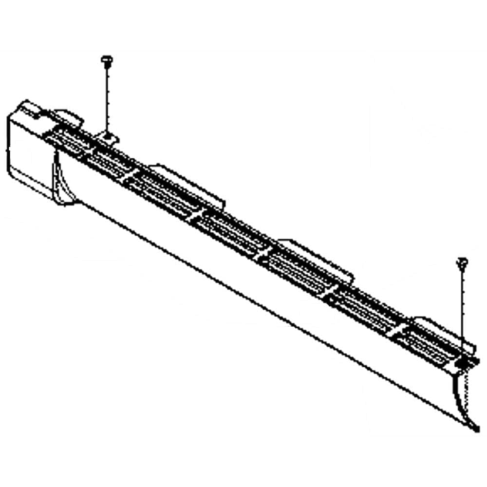Genuine OEM Microwave Vent Grille 5304481506 - Stainless Steel Replacement Part for Kitchen Appliance Repair | Perfect for Home, Restaurant, and Commercial Use
