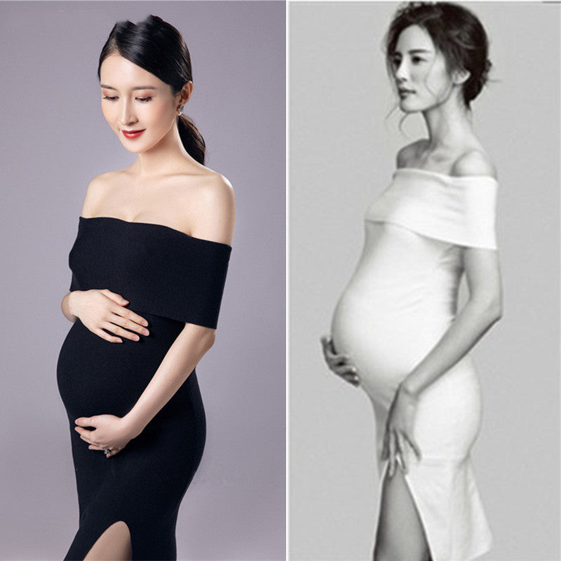 Maternity Photo Shoot Dress for Pregnant Women - Elegant & Comfortable Pregnancy Photoshoot Outfit for Baby Shower, Gender Reveal & Motherhood Moments