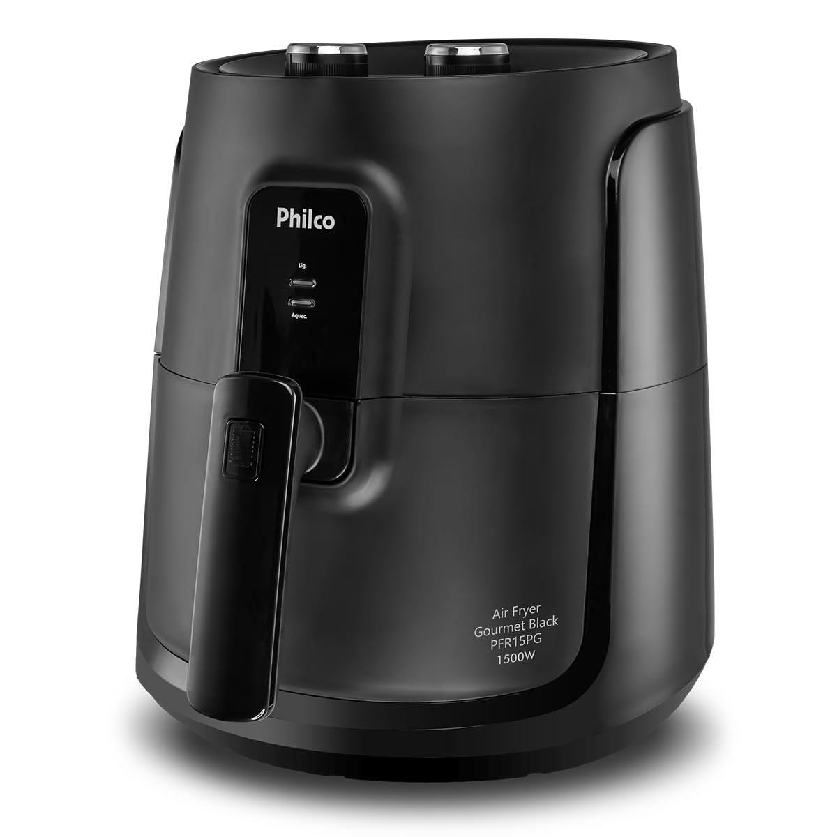 Philco PFR15PG 4.4L 1500W Black Air Fryer - Healthy Oil-Free Cooking for Family Meals, Snacks & Quick Dinners - 127V