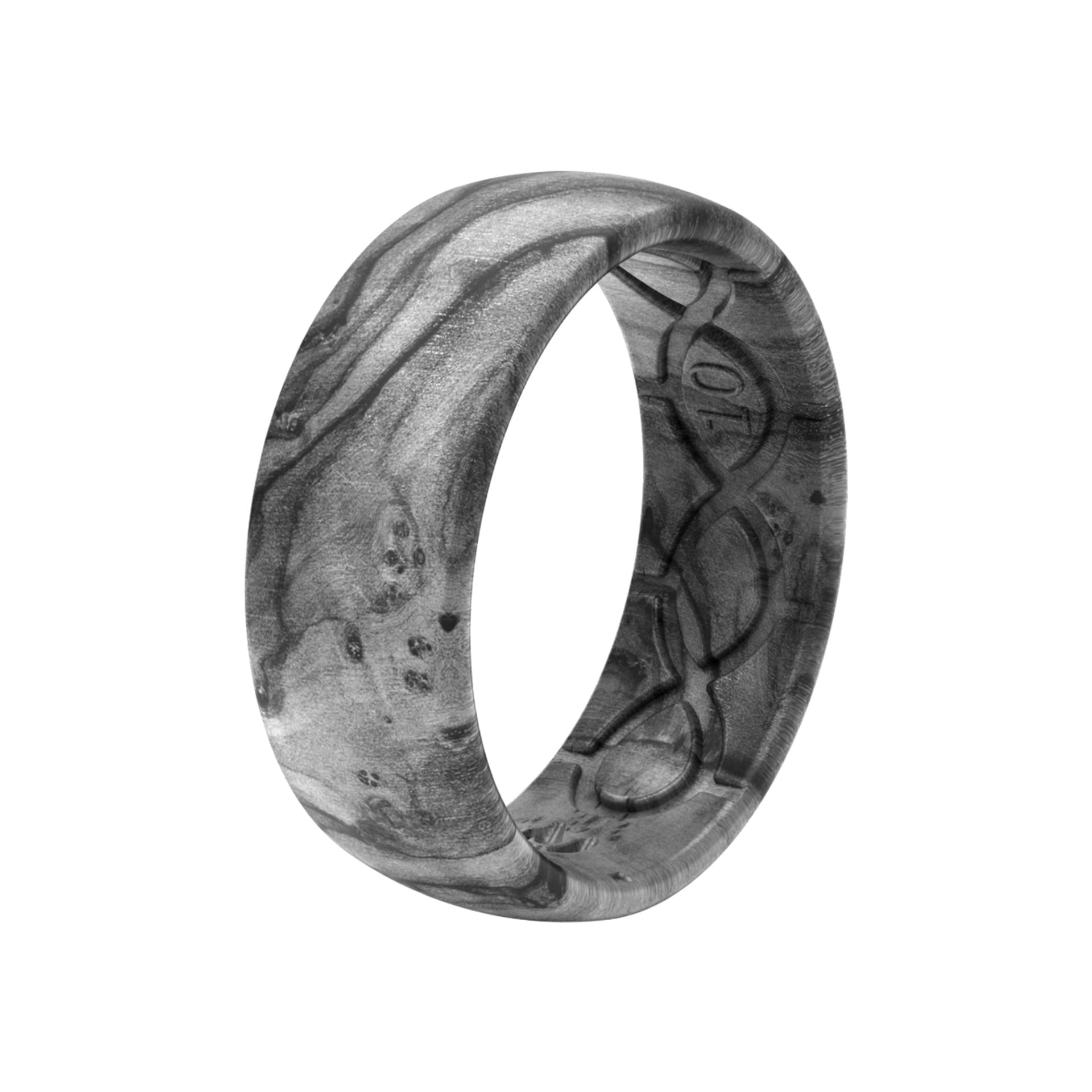 Groove Life Nomad Silicone Wedding Band for Men - Breathable Comfort Fit Rubber Ring with Unique Design & Lifetime Warranty - Perfect for Active Lifestyles, Gym, Travel & Outdoor Adventures