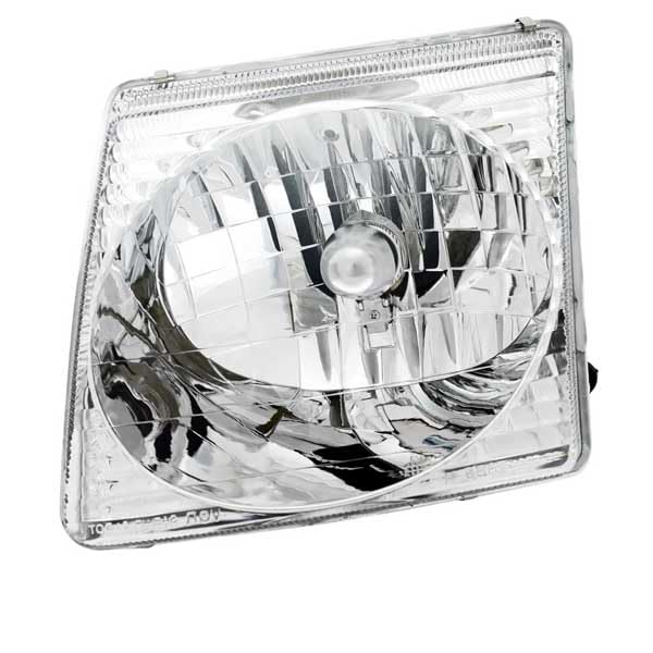 01-05 Ford Explorer Sport Trac Left Driver Side Headlight Assembly with Bulb - Replacement Front Headlamp for Improved Night Visibility & Safety Driving