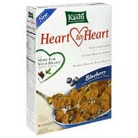 Kashi Heart To Heart Oat Flakes & Blueberry Clusters Cereal - 13.4 oz (Pack of 12) - Healthy Breakfast Cereal with Whole Grains & Antioxidants - Perfect for Family Breakfast, Office Snacks & On-the-Go Nutrition