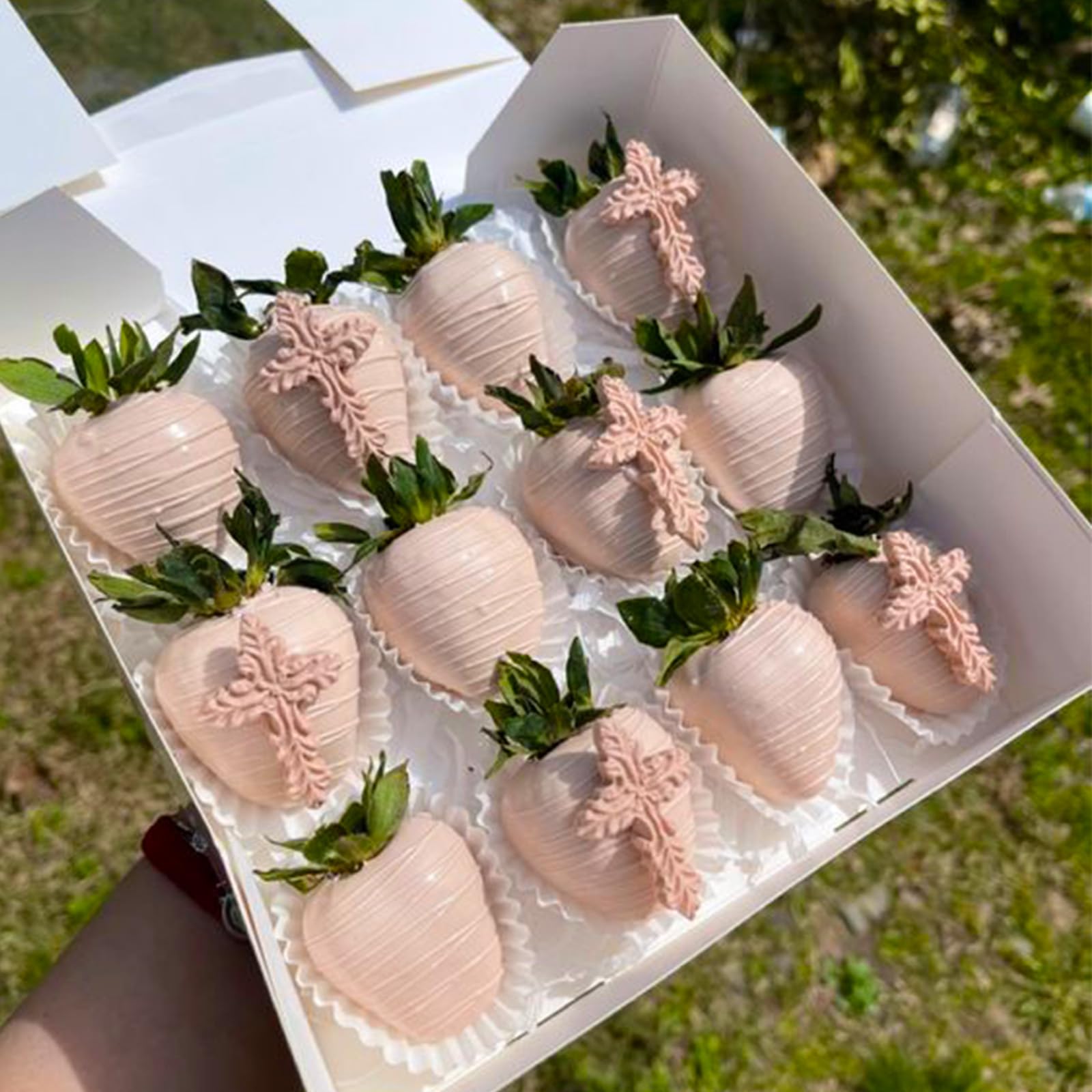 Angel Wings & Cross Silicone Molds for Cake Decorating - Baptism, Cupcake Topper, Chocolate, Sugarcraft, Gum Paste & Resin Molds - Perfect for Wedding, Baby Shower & Religious Celebration Cakes