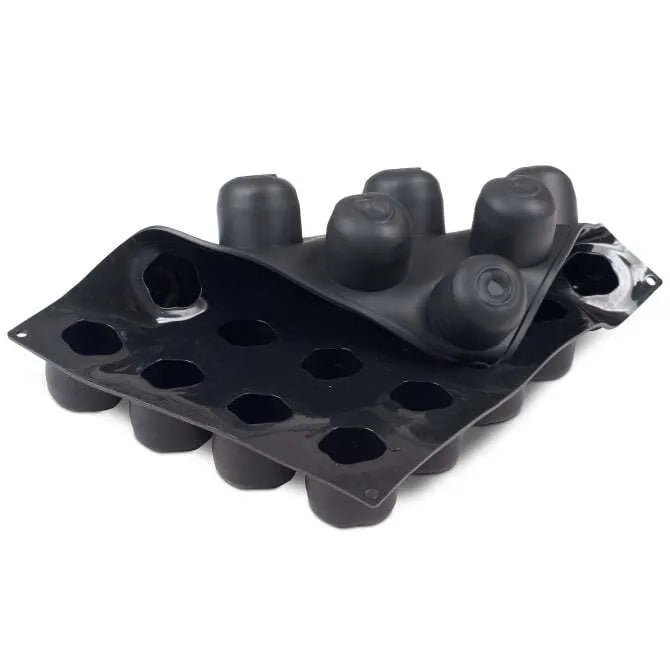 Pavoni 3D Silicone Mold - 20 Fruit Shapes Including Apple for Cake, Chocolate & Candy Making | Baking Decorations & DIY Dessert Tools