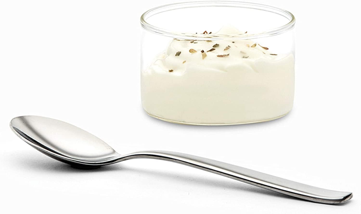 6-Piece Borosilicate Glass Dessert Bowls Set (3.5 Oz) - Oven, Microwave & Dishwasher Safe Mini Ramekins for Baking, Serving Dips, Sauces, Yogurt & Ice Cream - Perfect for Parties, Entertaining & Everyday Kitchen Use
