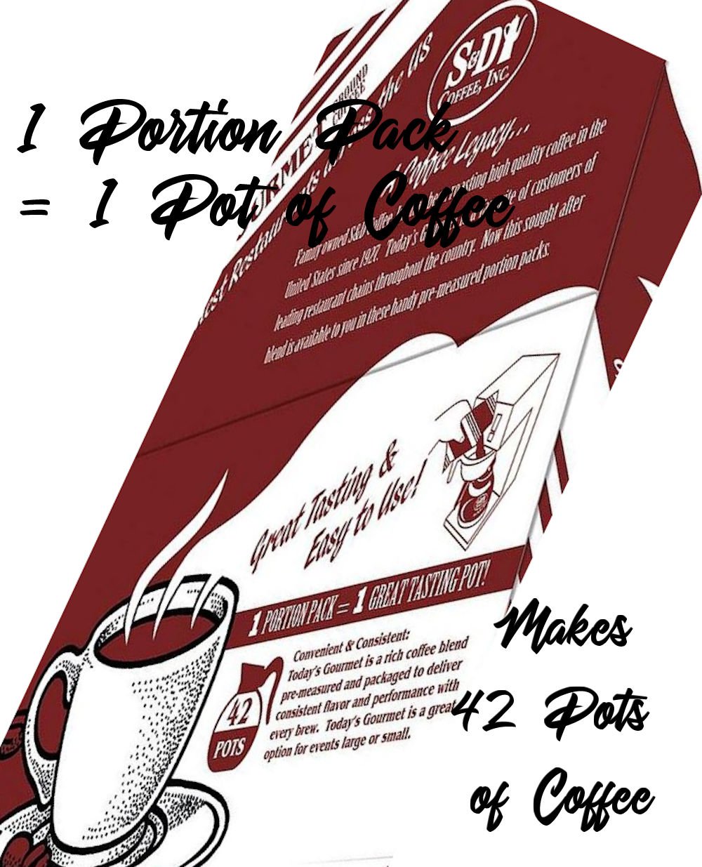 Premium S&D Coffee Inc. 42-Pack Coffee Pods – Compatible with Keurig 2.0, Perfect for Home, Office & Gifting – Rich & Smooth Flavor for Coffee Lovers