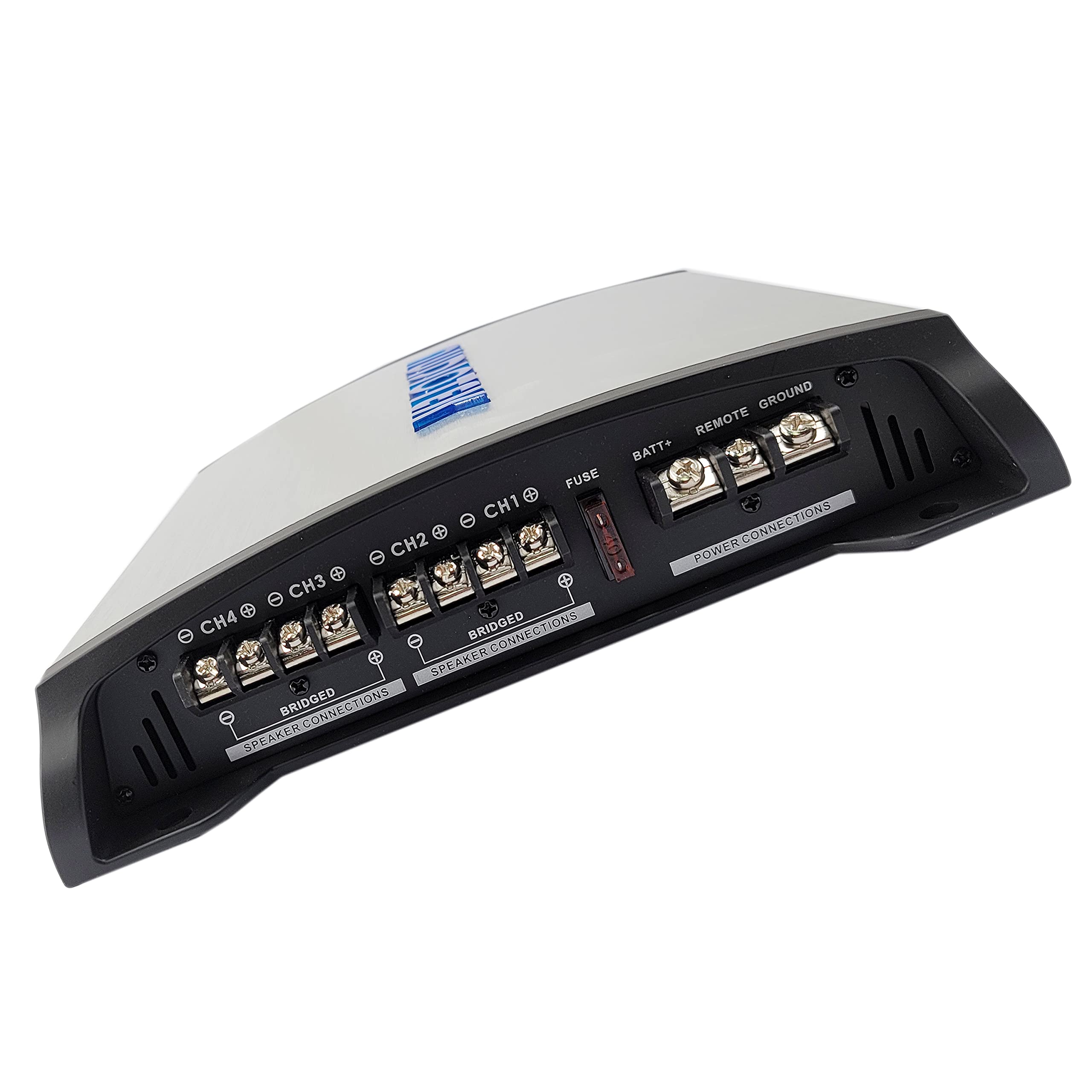 Audiotek AT804 4 Channel Car Stereo Amplifier 1000W - 2 Ohm Stable, Class AB, MOSFET Power Supply, LED Indicator | Full Range Audio for Car Speakers | Perfect for Car Audio Upgrades & Sound System Installations