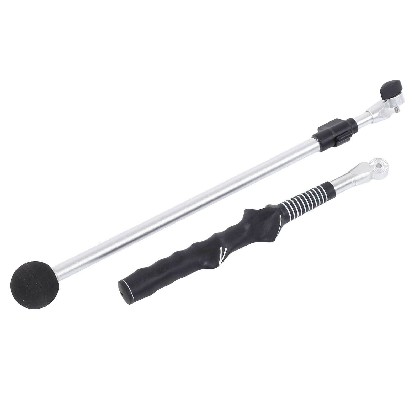 Premium Golf Swing Trainer for Tempo & Flexibility - Adjustable Warm-Up Stick for Indoor & Outdoor Practice | Perfect for Driving Range, Backyard & Golf Course Training (Black)