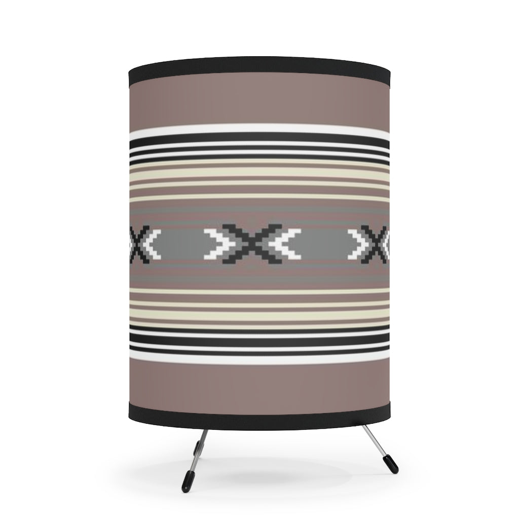 Pueblo Valley Tripod Table Lamp with High Resolution Printed Shade - US/CA Plug - Perfect for Bedroom, Living Room & Office Lighting