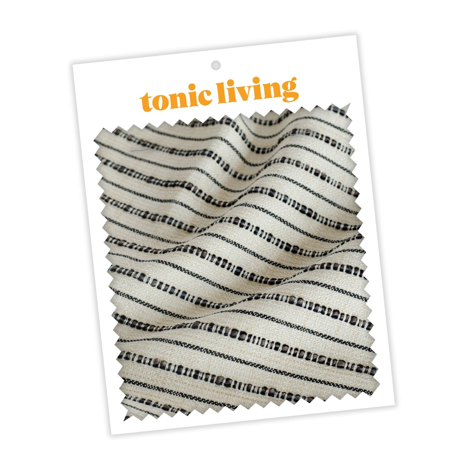 Misto Stripe Cream Swatch - High-Quality Fabric Sample for Home Decor, Upholstery & DIY Projects | Perfect for Curtains, Pillows & Crafting Ideas