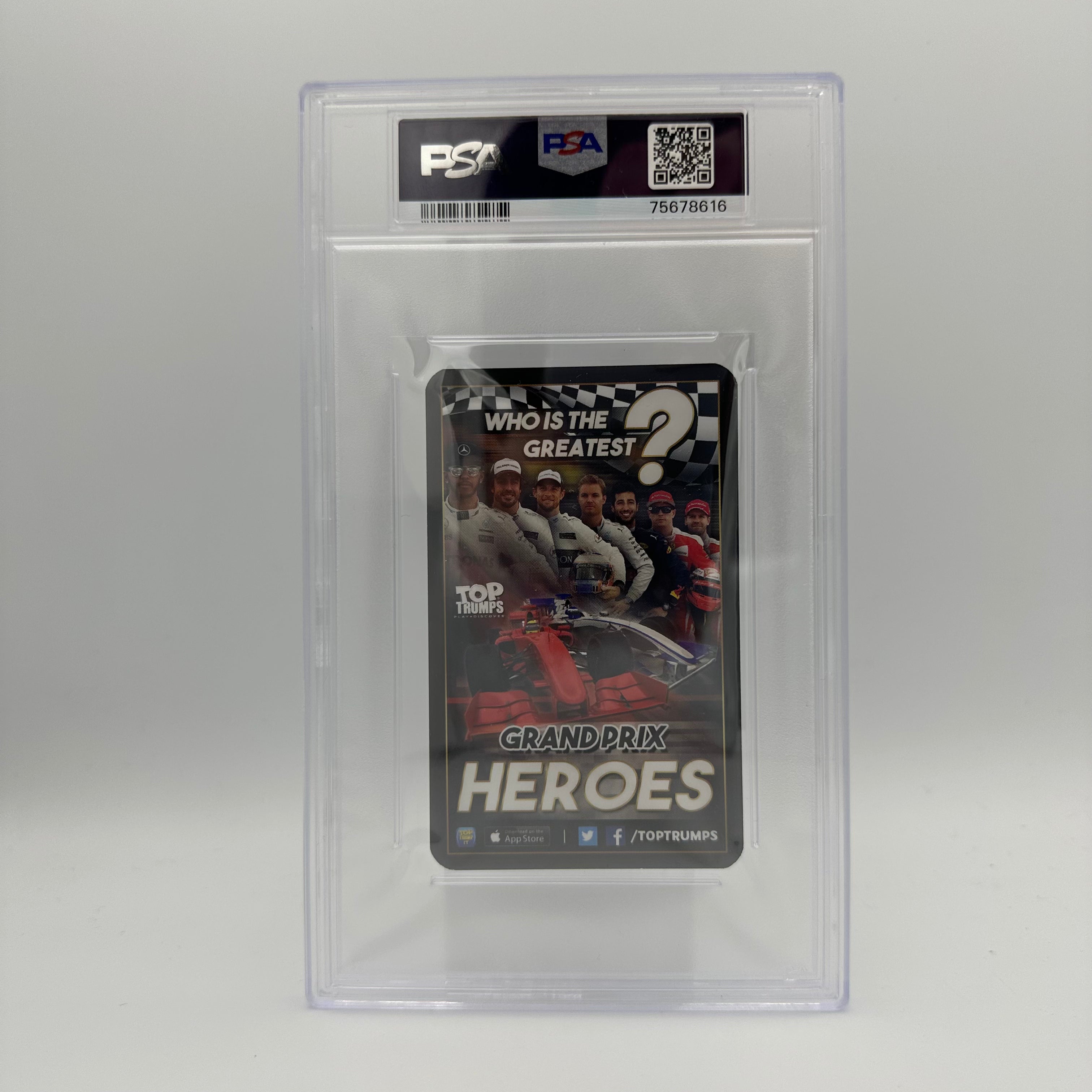 PSA 10 Graded Max Verstappen 0 Wins Top Trumps 2016 Grand Prix Heroes Trading Card - Perfect for F1 Collectors, Racing Fans & Card Game Enthusiasts