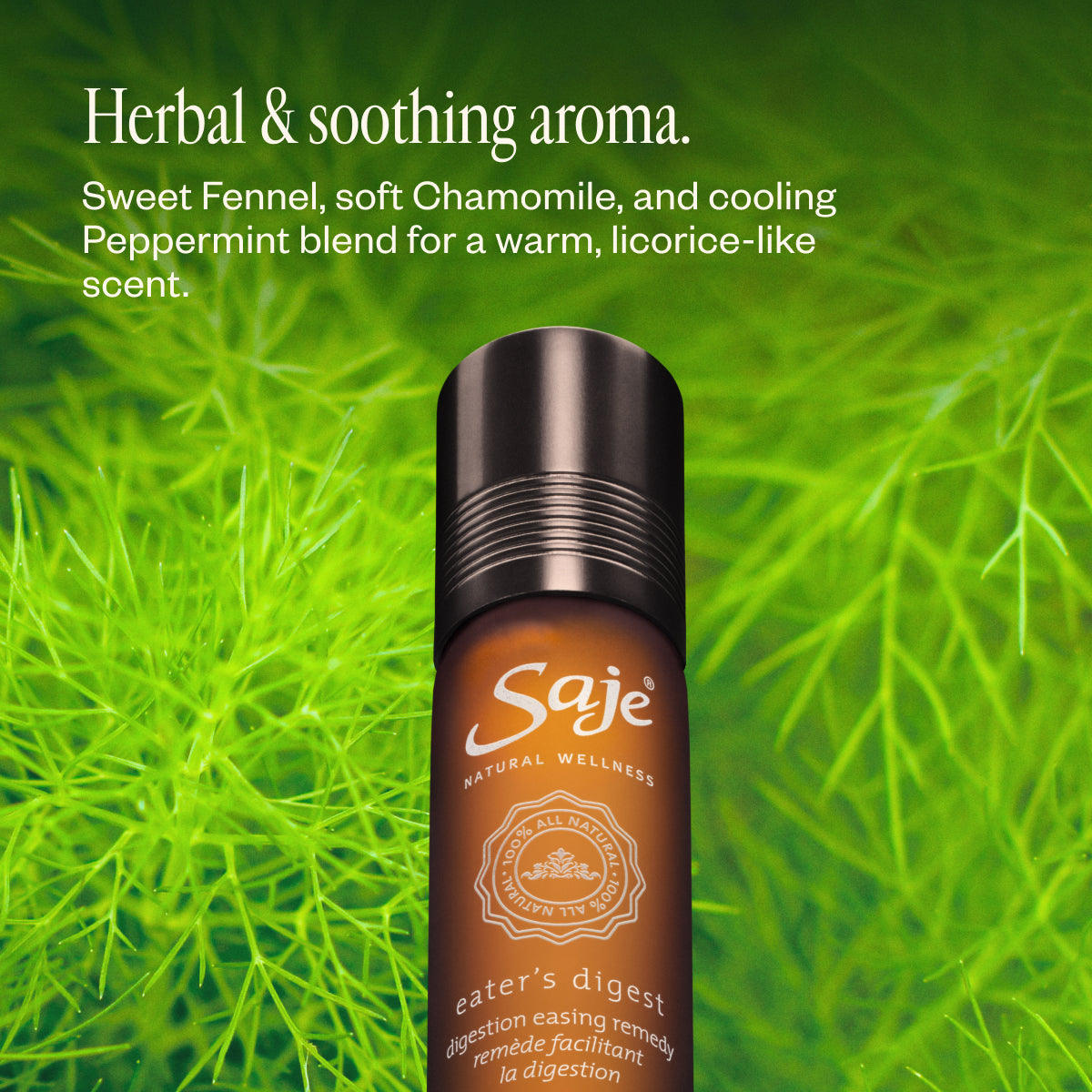 Eater's Digest Remedy Roll-On - Natural Stomach Relief for Indigestion & Bloating - Perfect for Travel, Work & Home Use