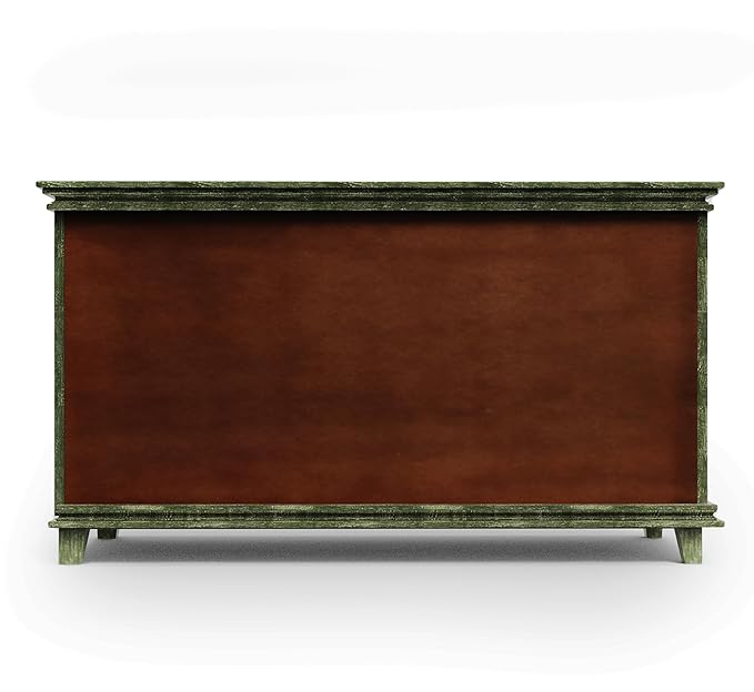 **Corsica Ultra Wide Crockery Unit - Handcrafted Solid Mango Wood Sideboard with Clear Glass Doors, Storage Cabinet & Chest - Perfect for Dining Room, Kitchen, or Living Room Organization**