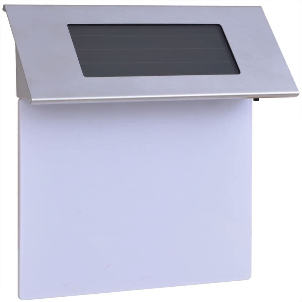 SKM Solar Powered LED House Number Light - Weatherproof Stainless Steel Address Plaque for Outdoor Home & Garden Decor - Perfect for Front Door, Mailbox, and Pathway Illumination