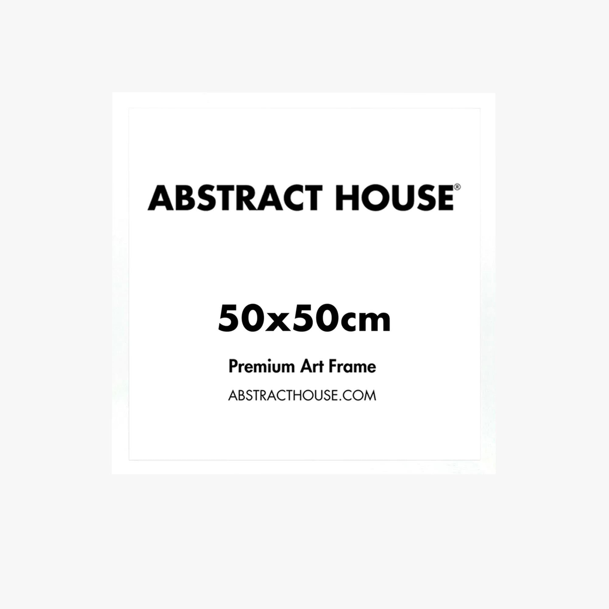 50 x 50 cm Wooden Picture Frame - Square Wall Art Display for Photos, Posters, and Canvas - Perfect for Home Decor, Office, and Gallery Wall Display