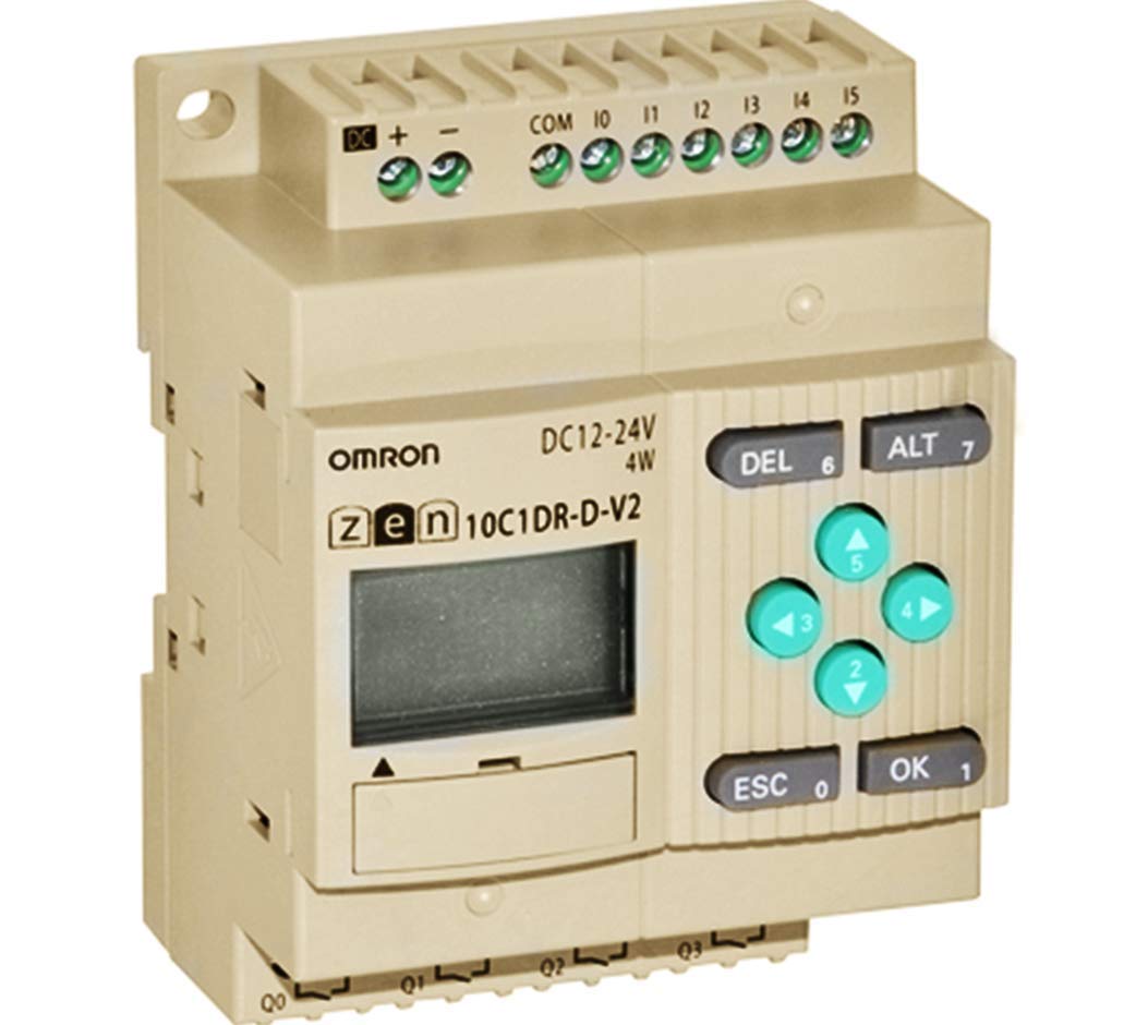OMRON ZEN-20C1DR-D-V2 Programmable Logic Controller (PLC) - Compact Industrial Automation Solution for Factory Equipment & Machinery Control