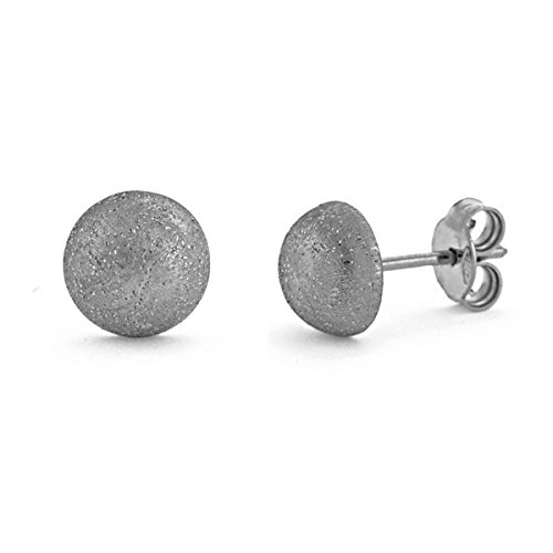 18K Gold Small Ball Stud Earrings for Women - Rose Gold & White Gold Elegant Jewelry Gifts | Perfect for Weddings, Parties & Everyday Wear