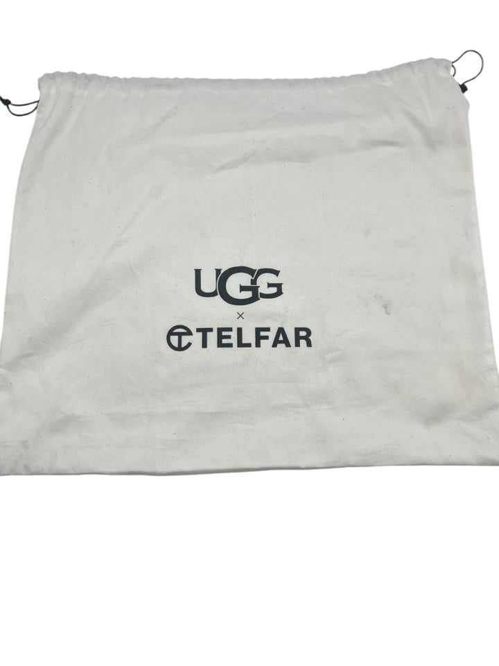 Telfar x UGG Medium Shopping Tote Bag - Genuine Leather Crossbody Purse for Women | Perfect for Work, Travel & Everyday Use