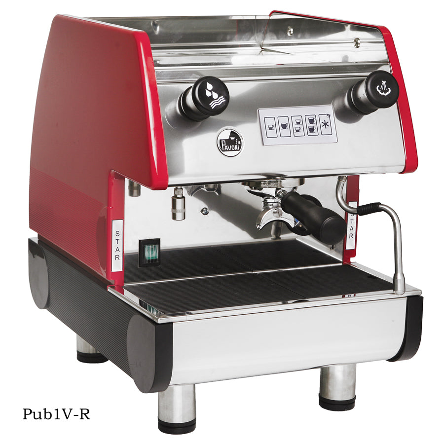 La Pavoni PUB 1 Group Volumetric Espresso Machine - Professional Commercial Coffee Maker for Cafes & Restaurants | Perfect for Baristas & Coffee Shops