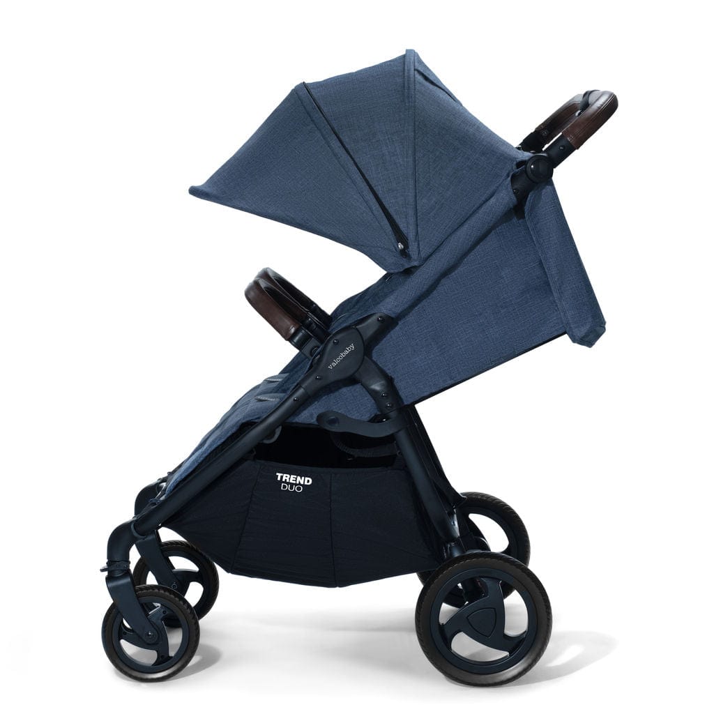 Valco Baby Duo Trend Double Stroller - Lightweight Compact Side by Side Stroller for Twins & Toddlers | Perfect for Shopping, Travel & Outdoor Adventures