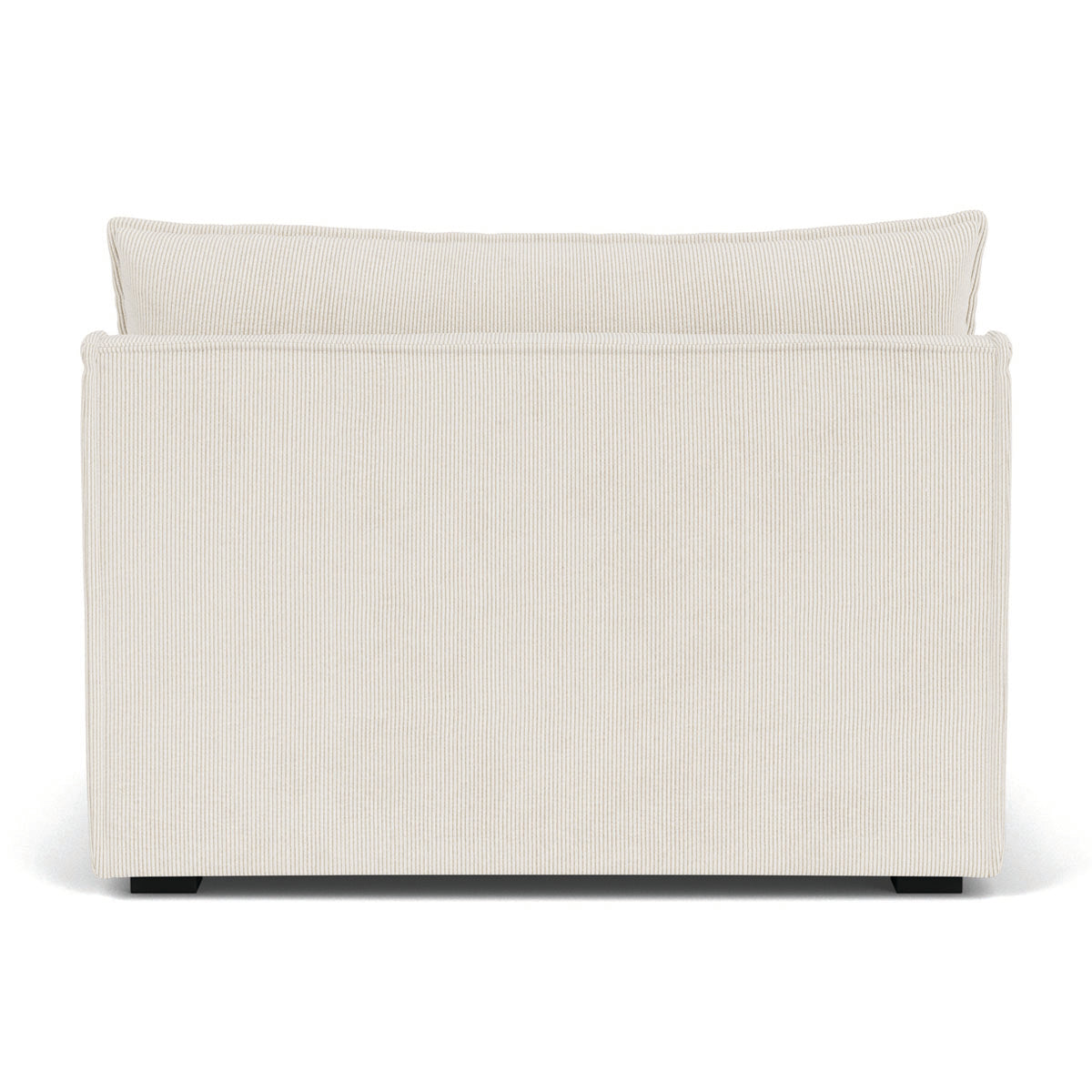 Daphne Velvet 1 Seater Modular Sofa (Armless) - Modern Living Room Furniture for Small Spaces & Apartments
