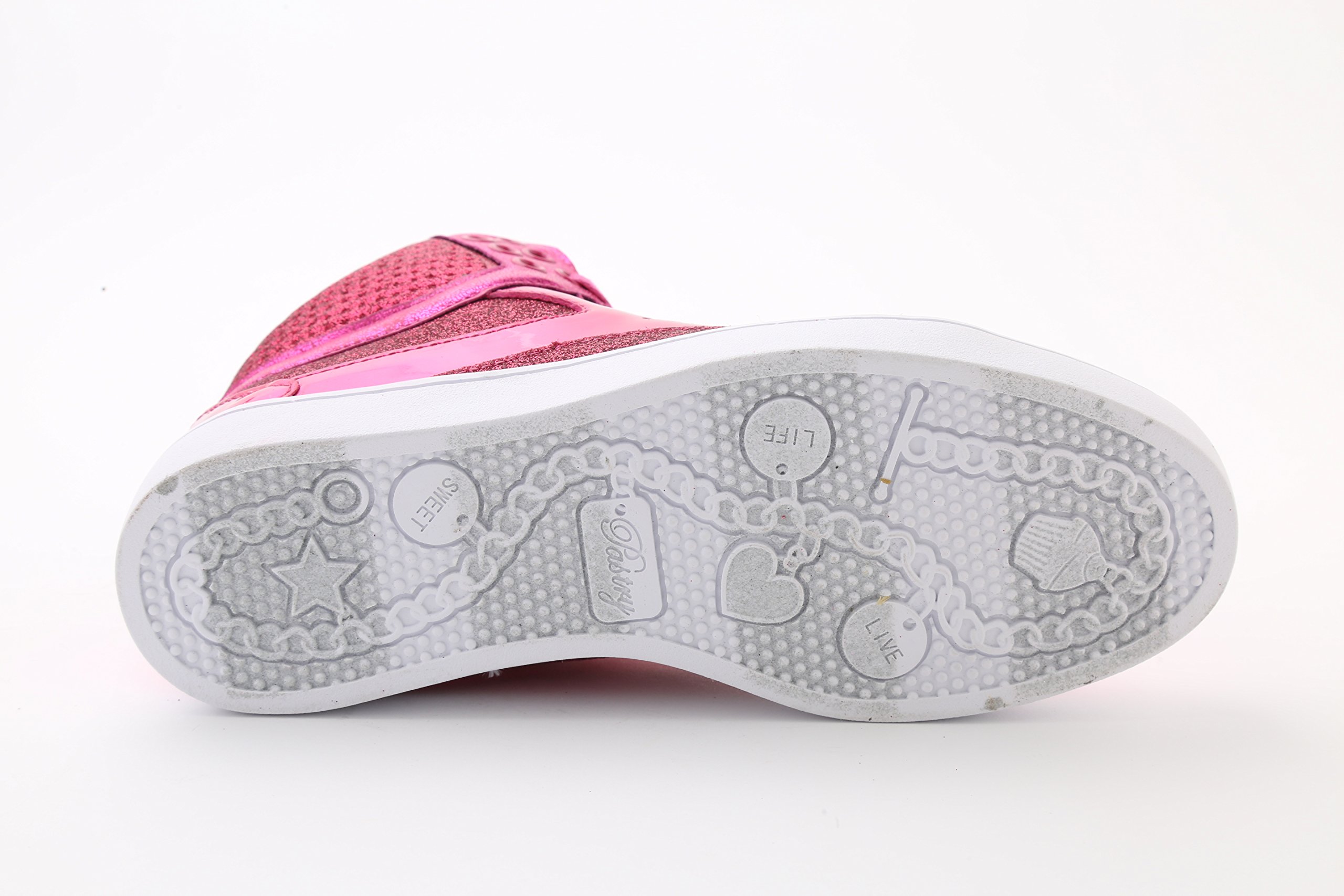 Women's Glitter High-Top Sneakers - Fashion Pastry Pop Tart Dance Shoes for Women | Comfortable & Stylish for Dance, Parties & Casual Wear