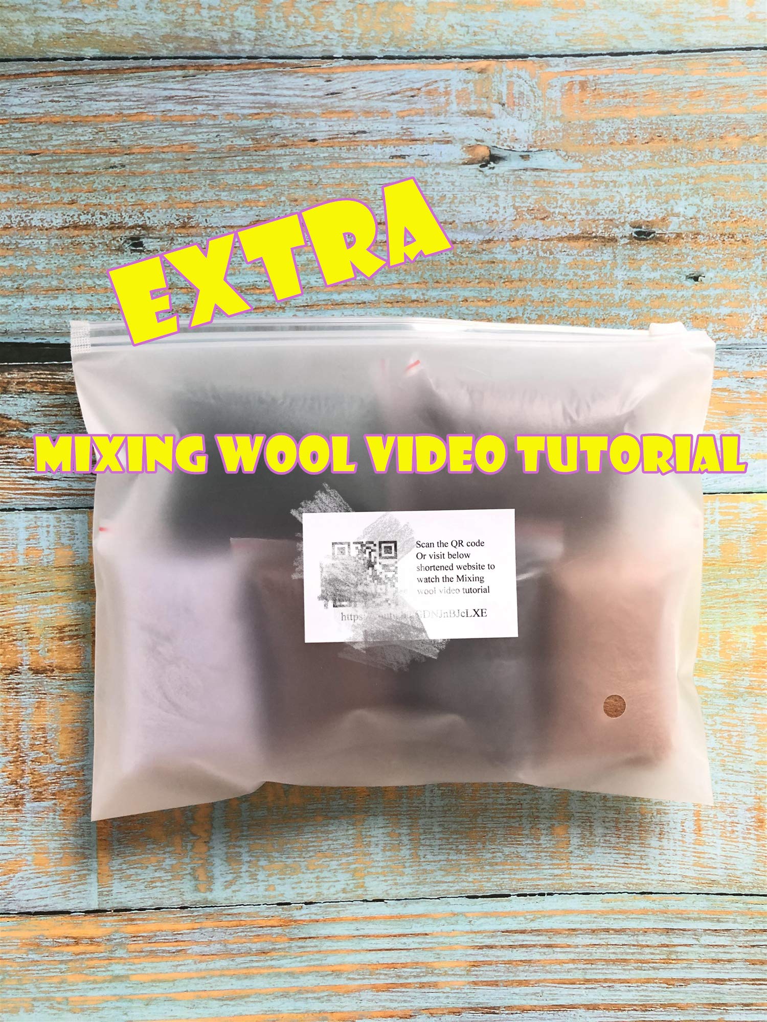 T.F GHG Needle Felting Wool Roving Kit - 8 Colors (15G/Color, 120G Total) 100% Natural Wool for DIY Yarn Crafts, Needle Felting Projects, Sculpting, and Beginner Fiber Art Supplies (Fresh)
