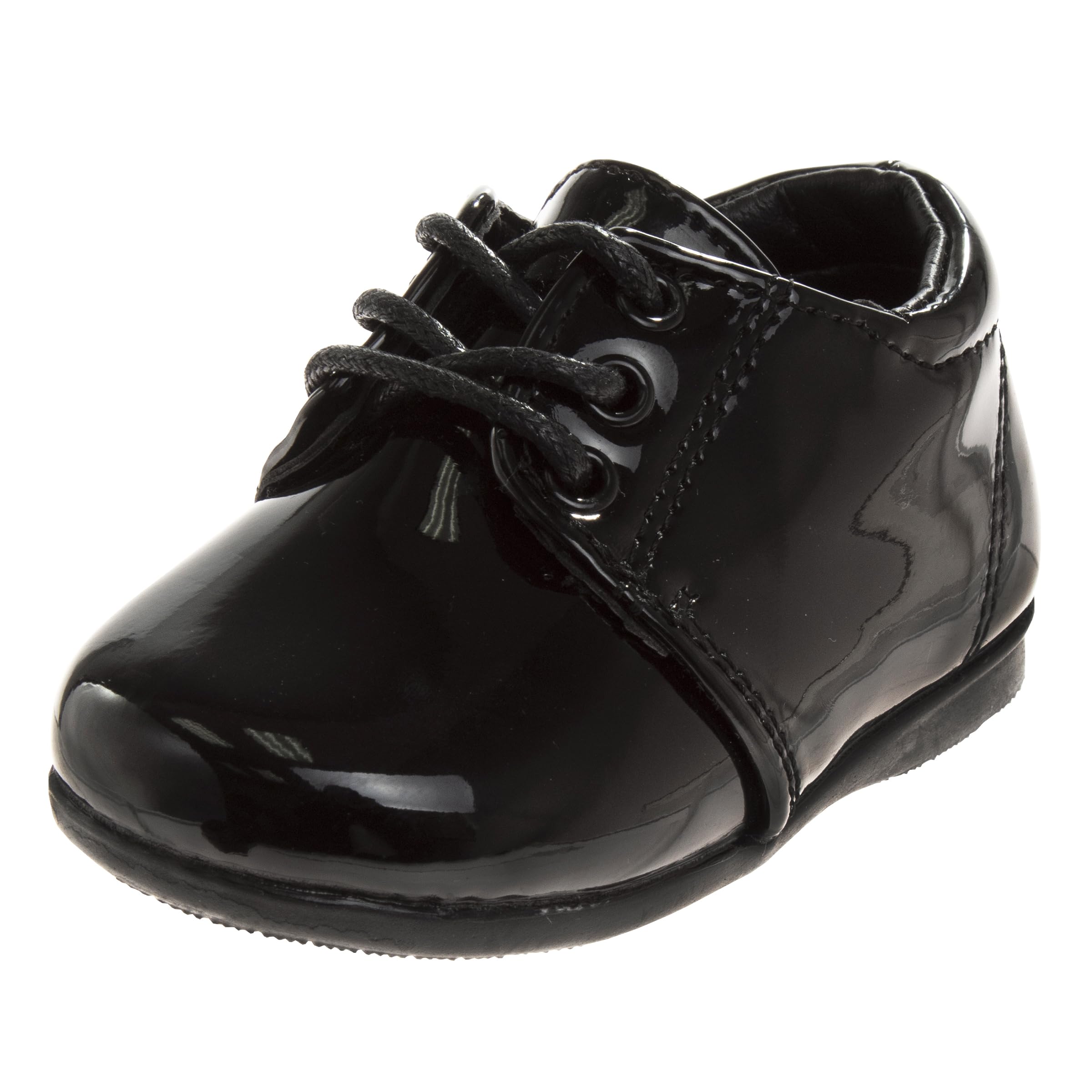 Josmo Baby Boys’ Dress Shoes – Casual Leatherette Derby Walking Shoes for Infant & Toddler – Perfect for Weddings, Parties & Formal Occasions