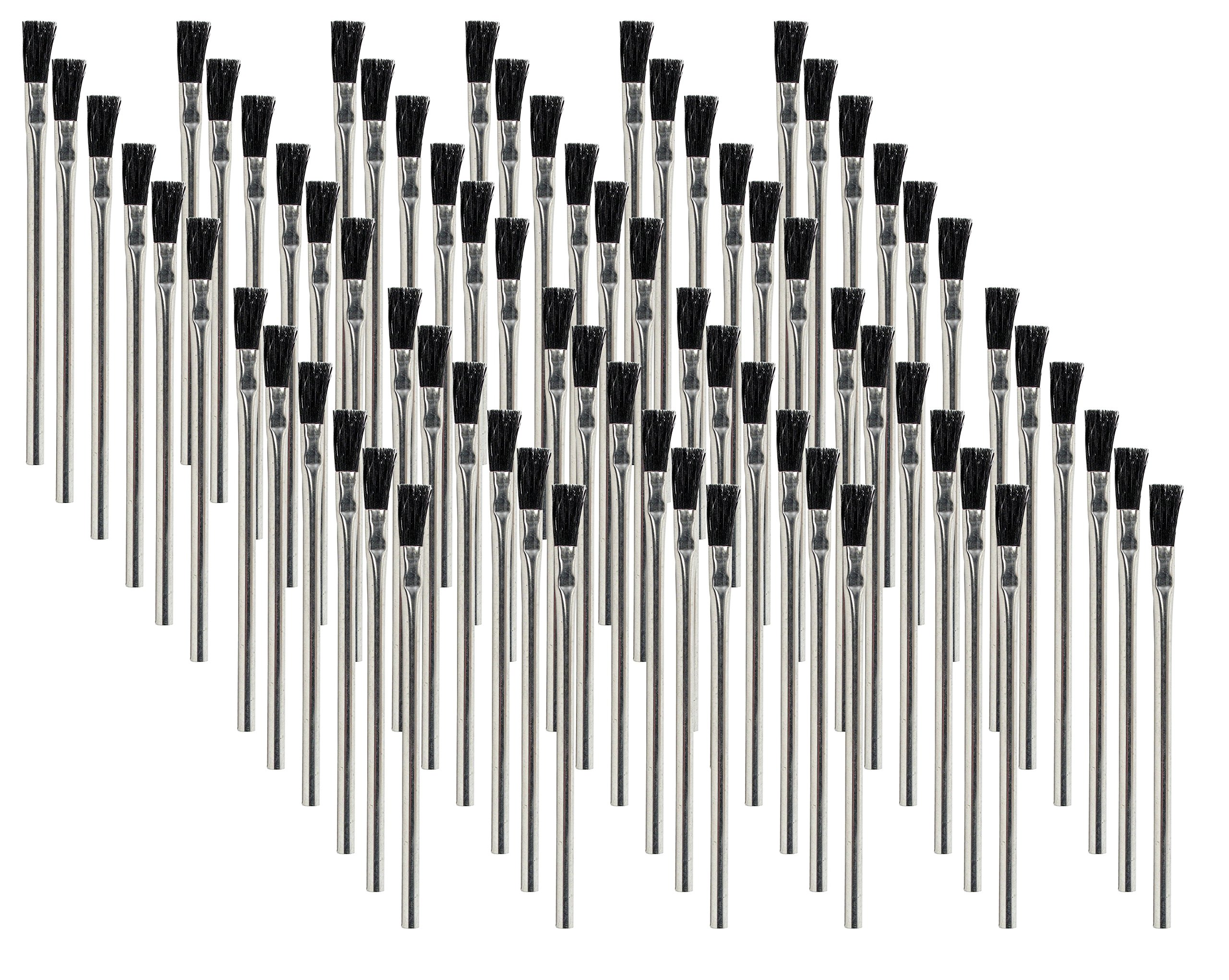 Professional Grade Acid Brushes - 72 Pack 3/8